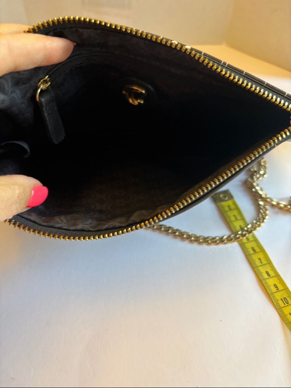 Charming Charlie Music-Print Crossbody Bag NWOT - Picture 2 of 7